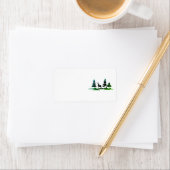 クリスマス住所 シールアートとデザイン ラベル (インサイチュ)