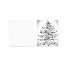 クリスマス住所 シールシール