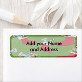 クリスマス住所 シール休日 ラベル (インサイチュ)