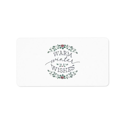 クリスマス住所 シール季節 ラベル (正面)