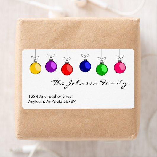 クリスマス住所 シール (インサイチュ)