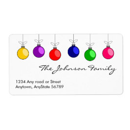 クリスマス住所 シール