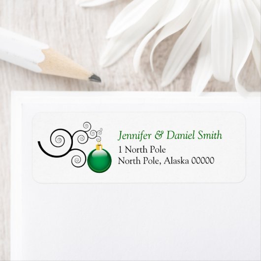 クリスマス住所 シール (インサイチュ)