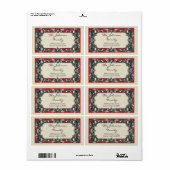 クリスマス住所 シール (フルシート)