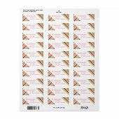 クリスマス住所 シール (フルシート)