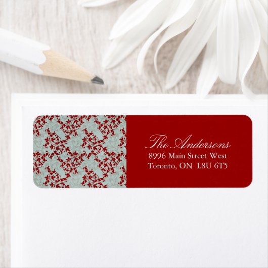 クリスマス住所 シール (インサイチュ)