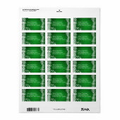 クリスマス住所 シール (フルシート)