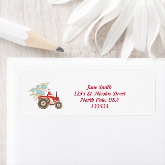 クリスマス住所 シール (インサイチュ)