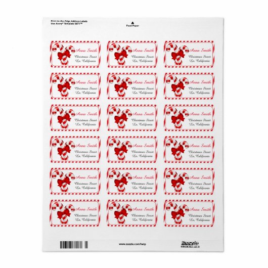 クリスマス住所 シール、クリスマス帰りのラベル、 ラベル (フルシート)