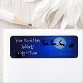 クリスマス住所 シール/サンタとスリー ラベル (インサイチュ)