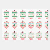 クリスマス体操 ラッピングペーパーシート (正面)