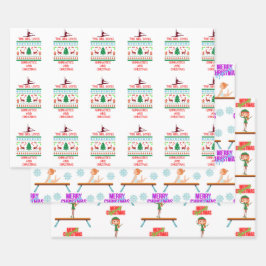 クリスマス体操 ラッピングペーパーシート