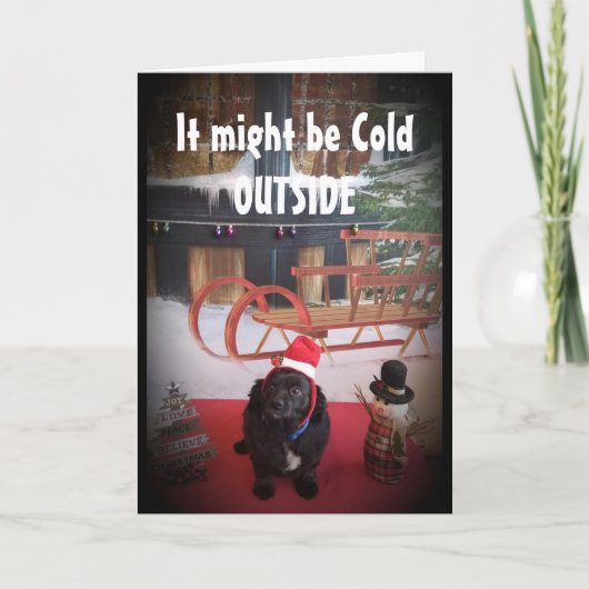 クリスマス保に温かめてやろう シーズンカード (正面)