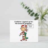 クリスマス保フィルTシャツとギフト シーズンカード (スタンド正面)