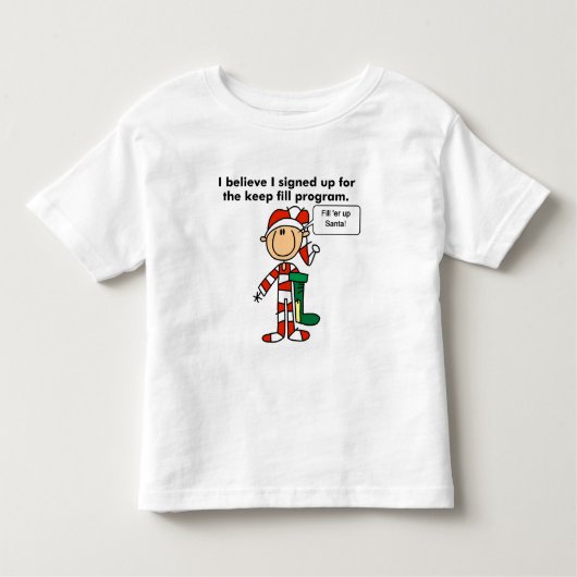 クリスマス保フィルTシャツとギフト トドラーTシャツ (正面)