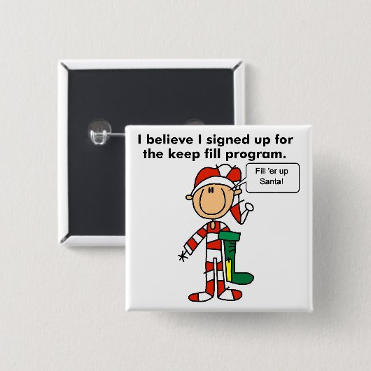 クリスマス保フィルTシャツとギフト 缶バッジ (正面&裏面)