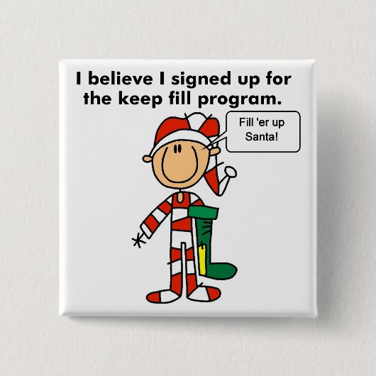 クリスマス保フィルTシャツとギフト 缶バッジ (正面)