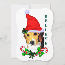 クリスマス信じにビーグル シーズンカード