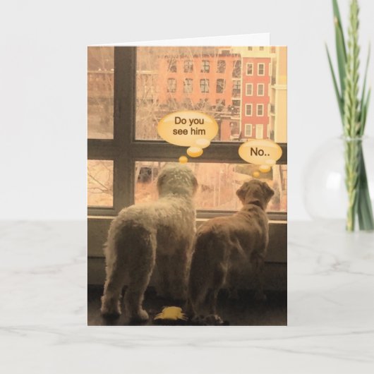 クリスマス信じに シーズンカード (正面)