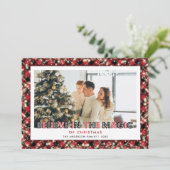 クリスマス信じの写真の魔法に赤いプライド シーズンカード (スタンド正面)