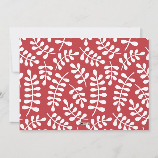 クリスマス信じの祝日のカードの精神に基づいて シーズンカード (裏面)