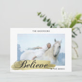 クリスマス信じの祝日 – 魔法金ゴールドPHOTO シーズンカード (スタンド正面)