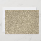 クリスマス信じの祝日 – 魔法金ゴールドPHOTO シーズンカード (裏面)