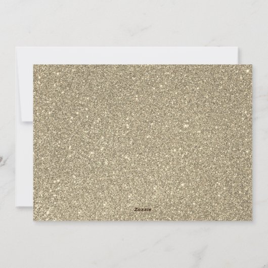 クリスマス信じの祝日 – 魔法金ゴールドPHOTO シーズンカード (裏面)