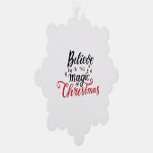 クリスマス信じの魔法で オーナメントカード (右)