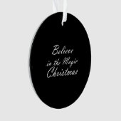 クリスマス信じの魔法で オーナメント (正面)