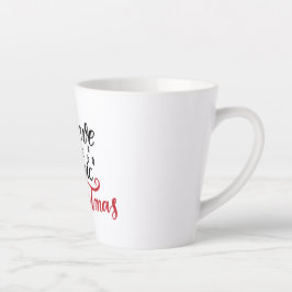 クリスマス信じの魔法で カフェラテマグ