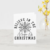 クリスマス信じの魔法で カード (黄色い花)