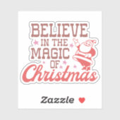 クリスマス信じの魔法で |クリスマス シール (シート)