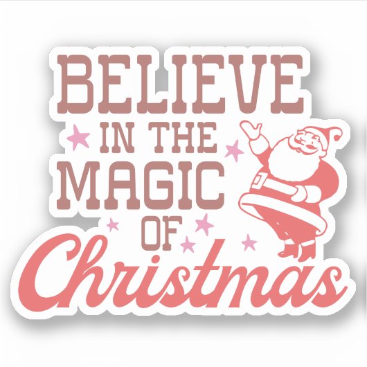 クリスマス信じの魔法で |クリスマス シール (正面)