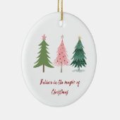 クリスマス信じの魔法で セラミックオーナメント (右)