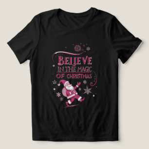 クリスマス信じの魔法で トライブレンドTシャツ