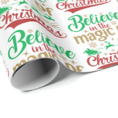 クリスマス信じの魔法で ラッピングペーパー (ロールコーナー)