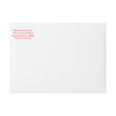 クリスマス信じの魔法で ラップアラウンドラベル (正面)