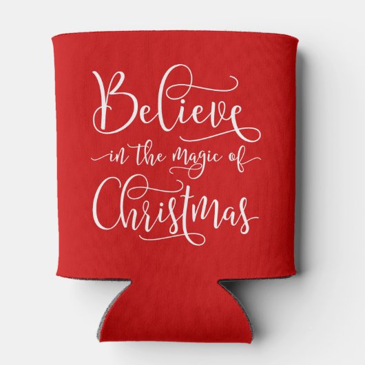 クリスマス信じの魔法で 缶クーラー (裏面)