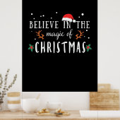 クリスマス信じの魔法のクリスマス ポスター (キッチン)