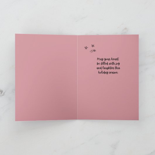 クリスマス信じを勧める カード (内部)