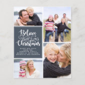 クリスマス信じカードの魔法の予算 (正面)