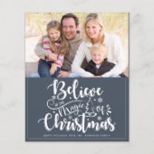 クリスマス信じカードの魔法の予算 (正面)