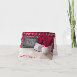 クリスマス信じカード シーズンカード