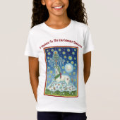 クリスマス信じユニコーンのジャージTシャツに着た Tシャツ (正面)