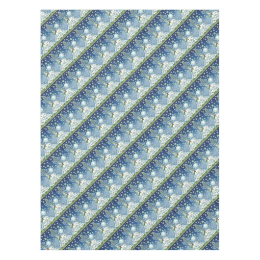 クリスマス信じユニコーンのテーブルクロス テーブルクロス (正面)