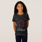 クリスマス信じ出生イエス誕生バッファロープラ Tシャツ (正面フル)