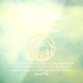 クリスマス信じ出生予言 ウィンドウサイン (シート3)