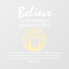 クリスマス信じ出生予言 ウィンドウサイン