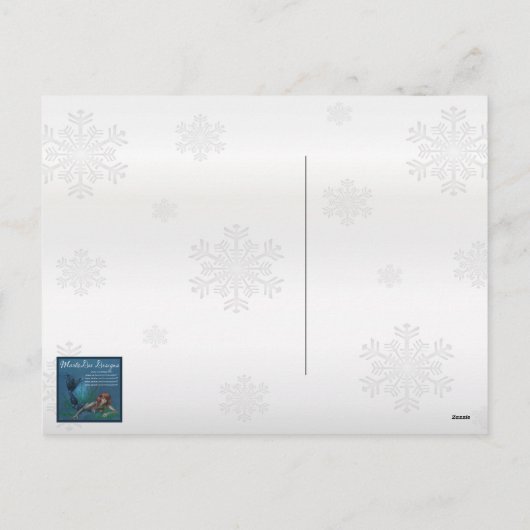 クリスマス信じ妖精の国2 – ホリデーポストカード (裏面)